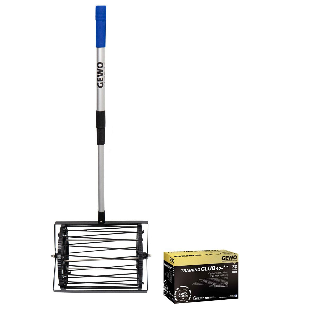 Gewo Set 1x Ballenvanger + 1x Ballentrainingsclub 40+**72er