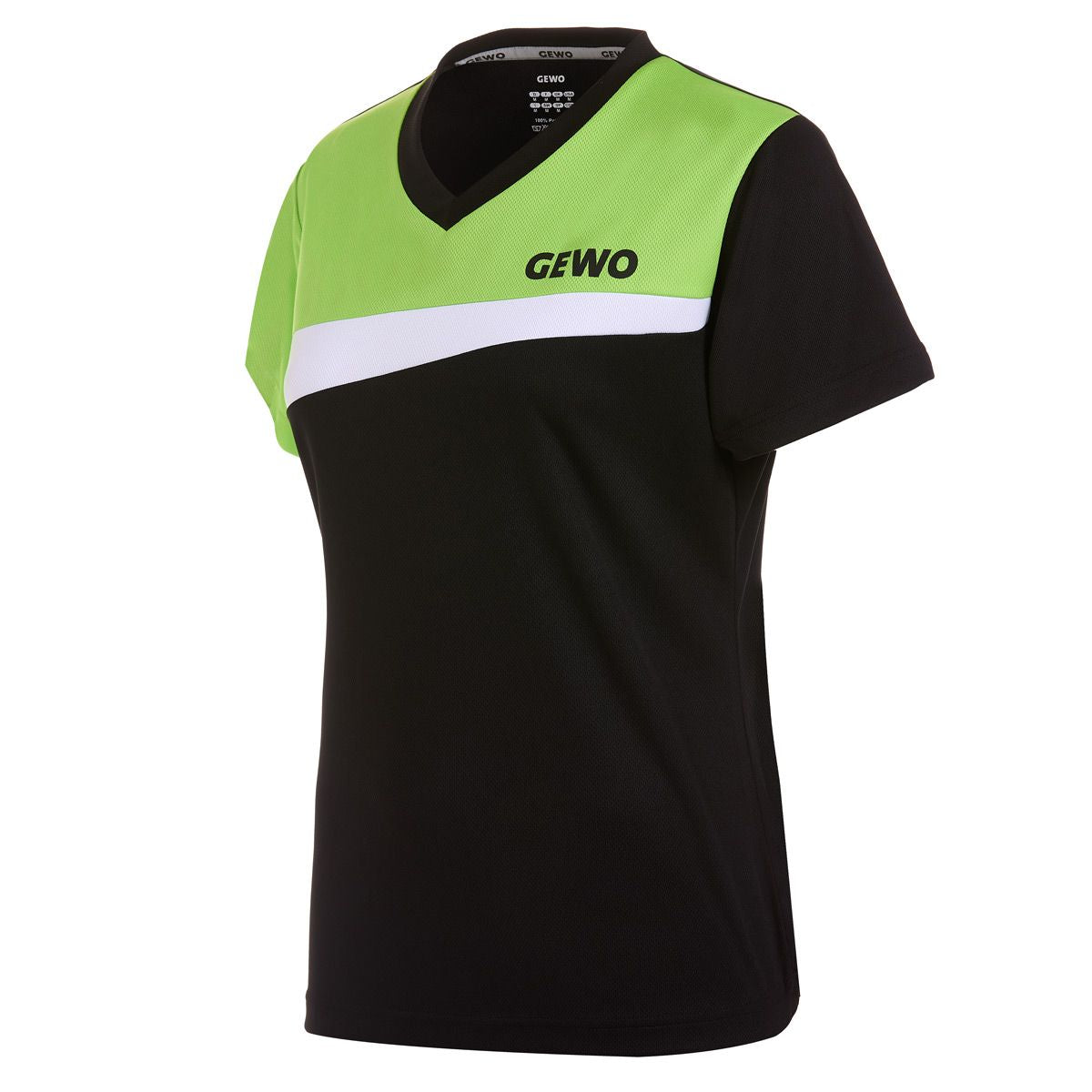 Gewo shirt Fondi I Lady black/lime