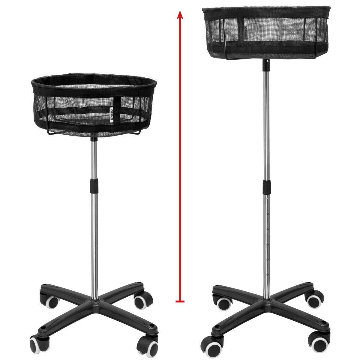 Gewo Mobiele ballenbak zwart