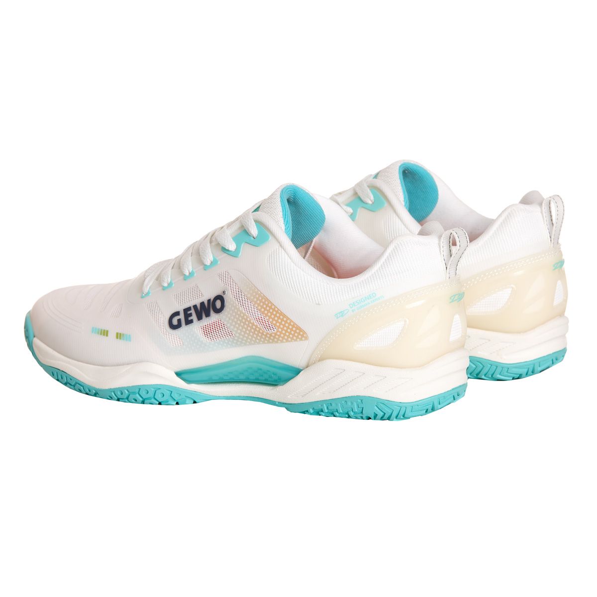 Gewo schoenen Ultra Force Pro wit/mint Green