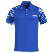 Gewo Shirt Marmo I blauw/wit