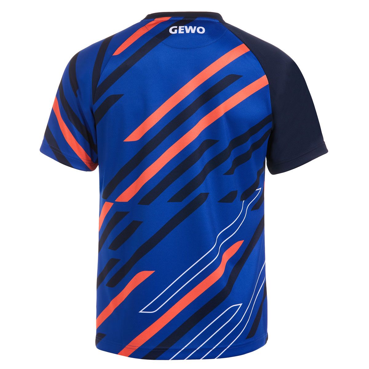 Gewo Shirt Ponza III marineblauw/oranje