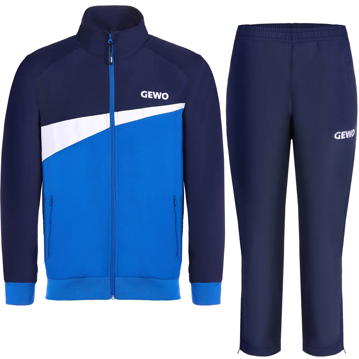 Gewo Trainingspak Fondi II marineblauw/koningsblauw
