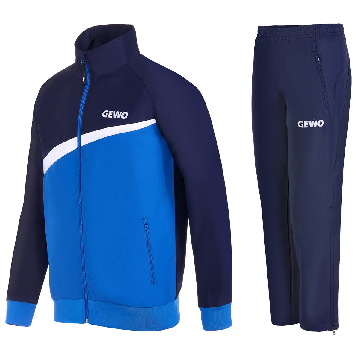Gewo Trainingspak Fondi II marineblauw/koningsblauw