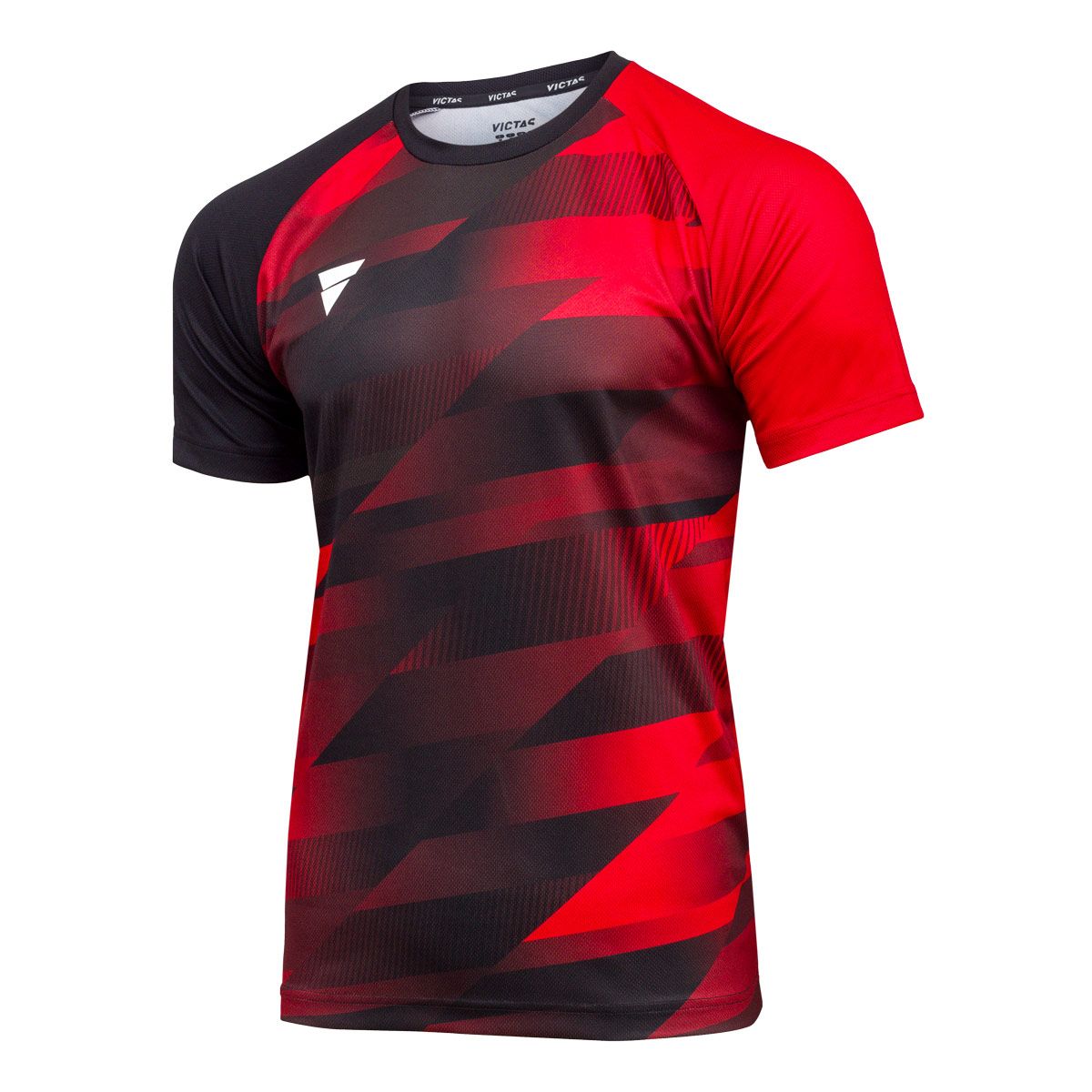 Victas T-Shirt V-T-shirt 231 rood/zwart