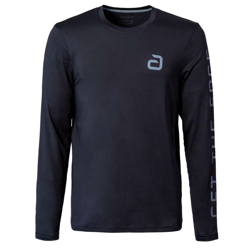 Andro Longsleeve Scalzo zwart/grijs