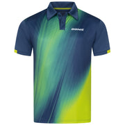 Donic Shirt Fire Junior marineblauw/limoen