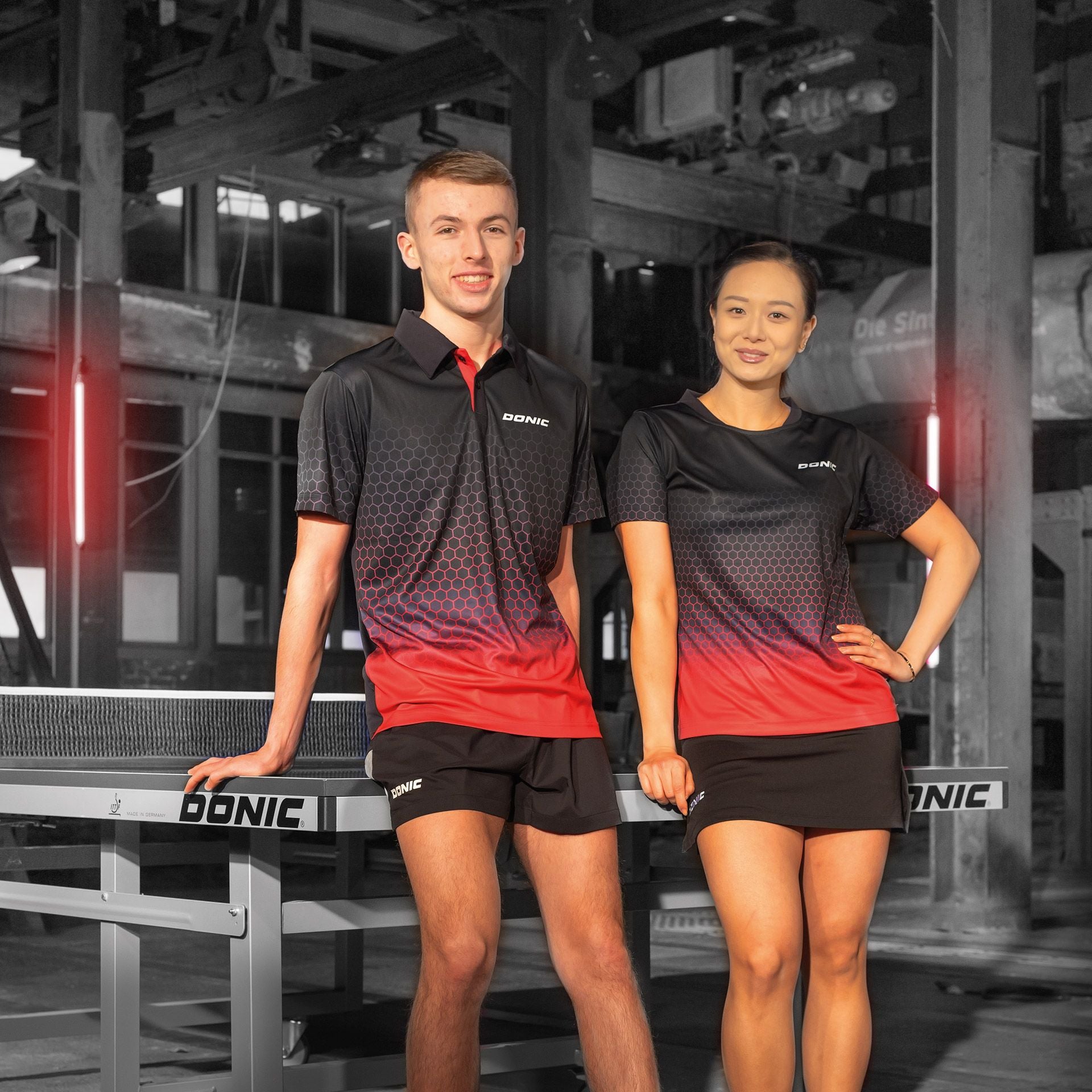 Donic shirt Spider black/pink