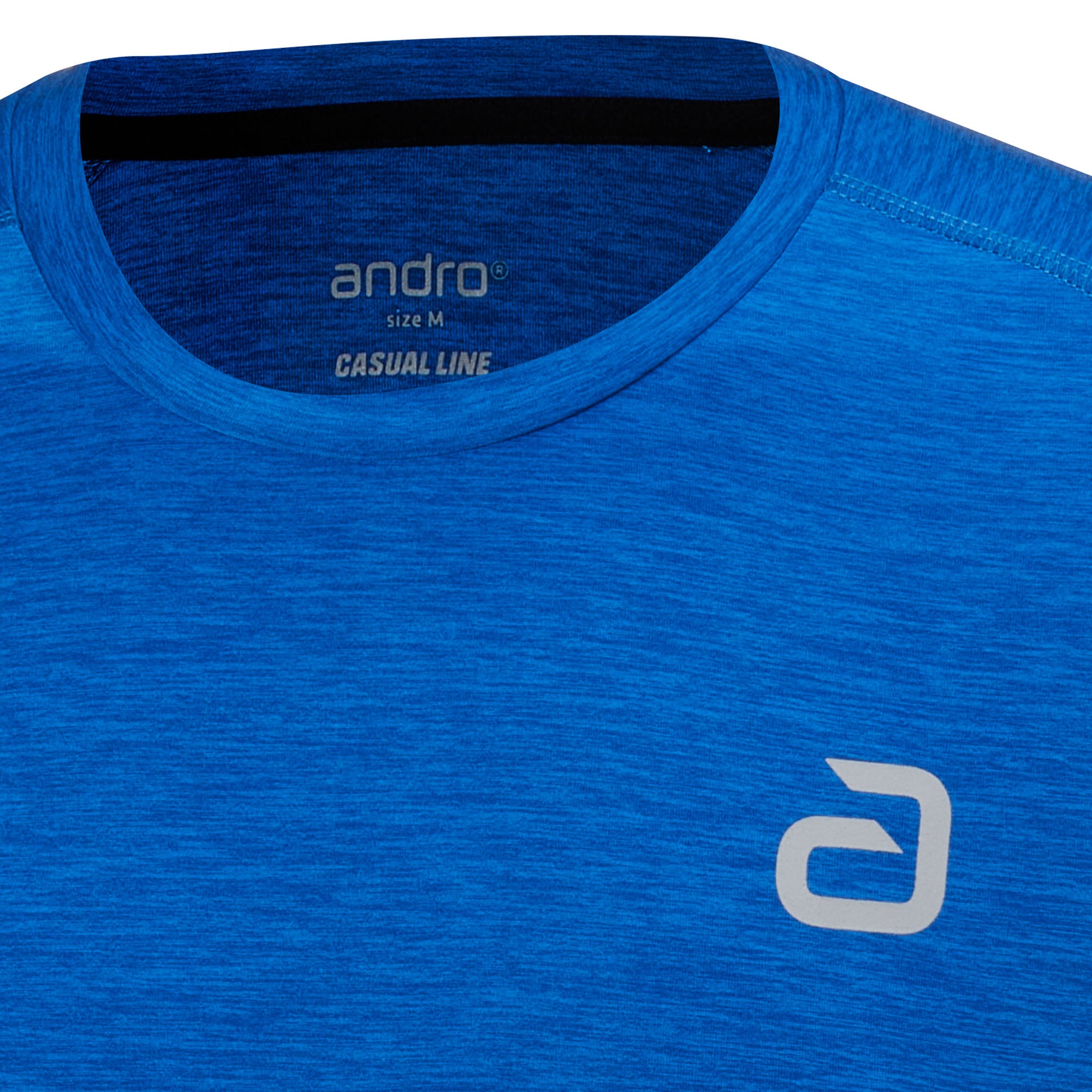 Andro Shirt Melange Alpha ocean  blue