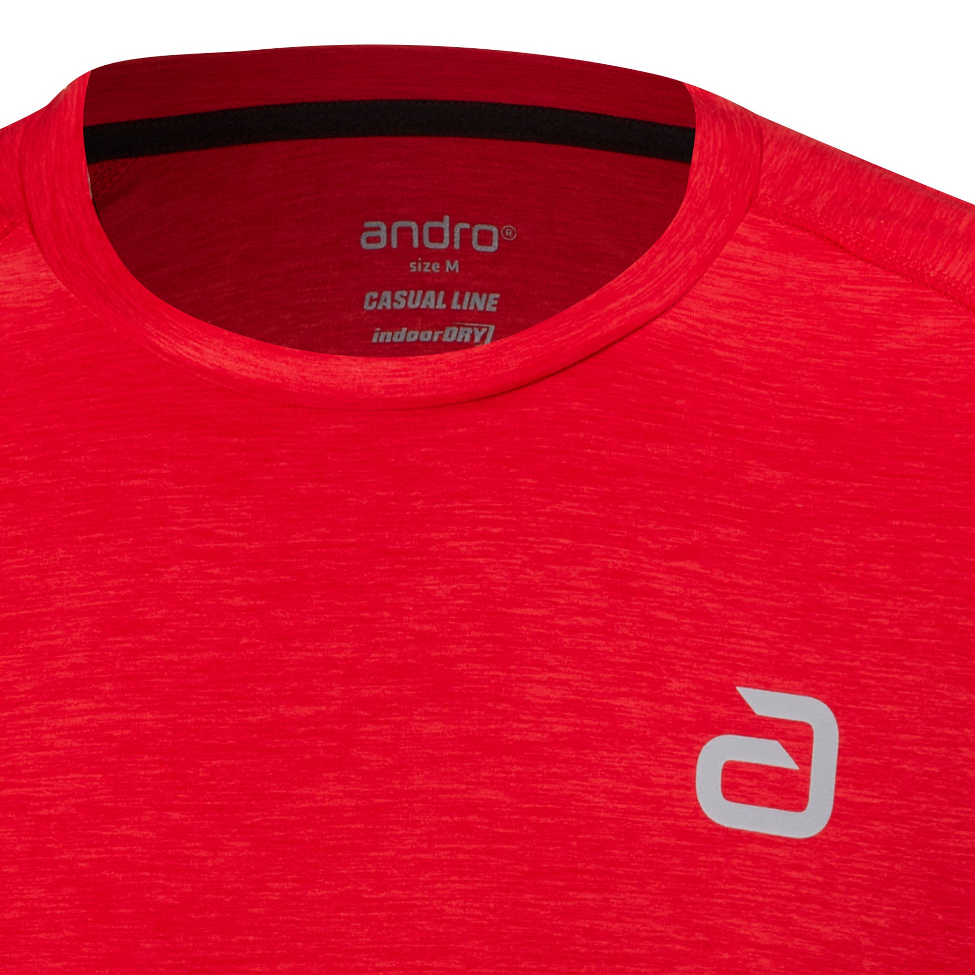 Andro Shirt Melange Alpha chili red