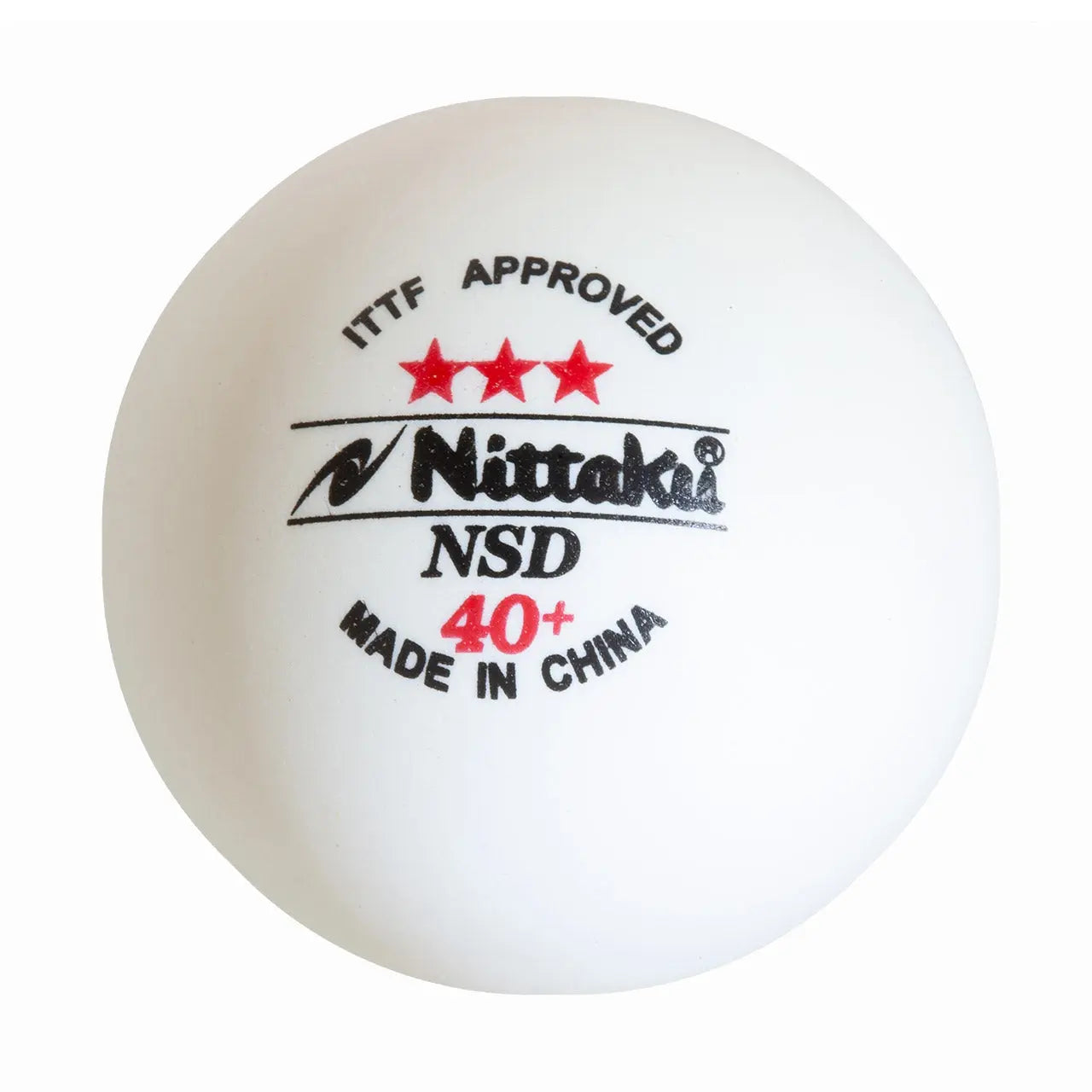 Nittaku SD 40+ *** white (120) Nittaku SE - tabletennisstore.eu